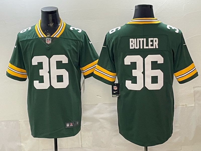 Men Green Bay Packers #36 Butler green 2026 Nike NFL Jersey 0401001